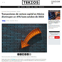 Transacciones de venture capital en Mxico disminuyen un 41% hasta octubre de 2023